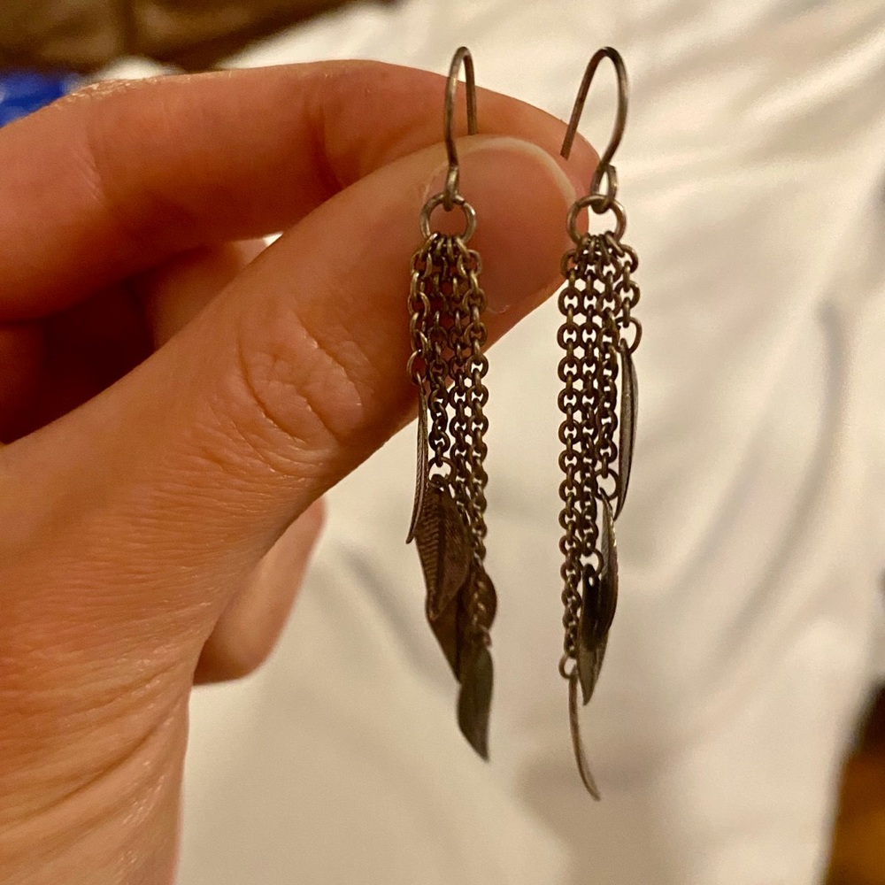 Silver earrings!